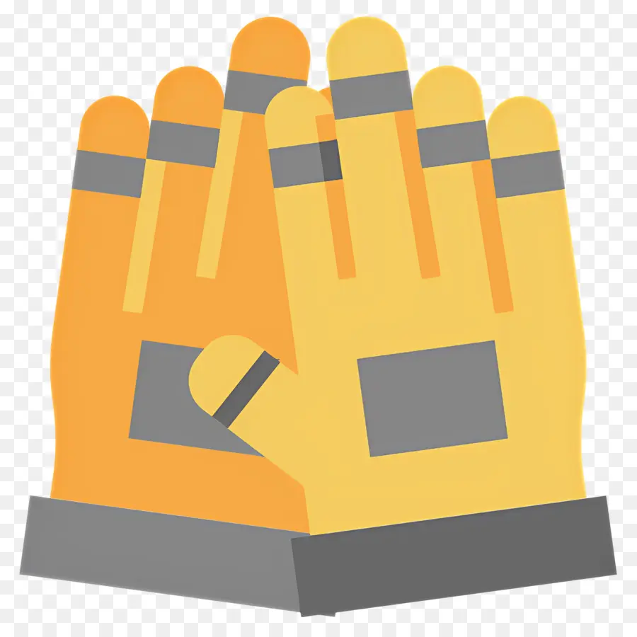 Guantes，Guantes Amarillos PNG