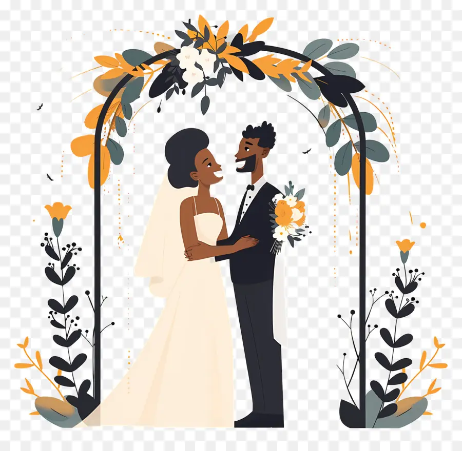 Los Novios，Pareja De Novios PNG