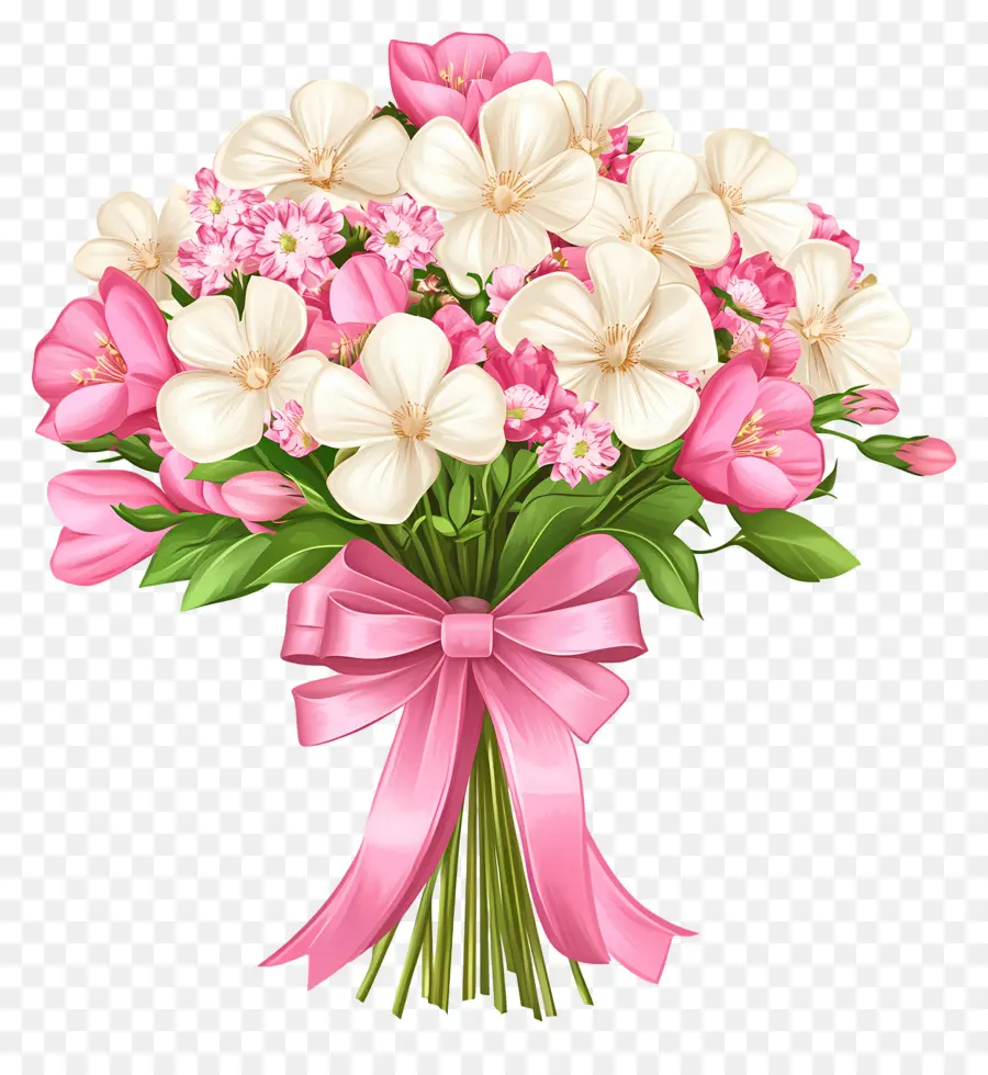 Flores De Cumpleaños，Ramo De Flores PNG