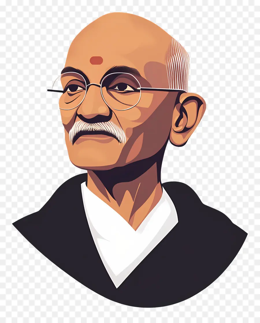 Gandhi，Retrato PNG