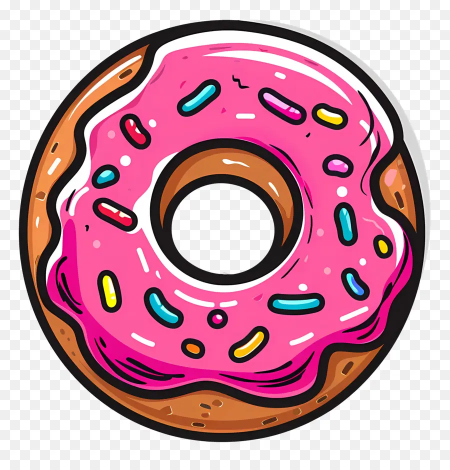 Donut Animado，Rosquilla PNG