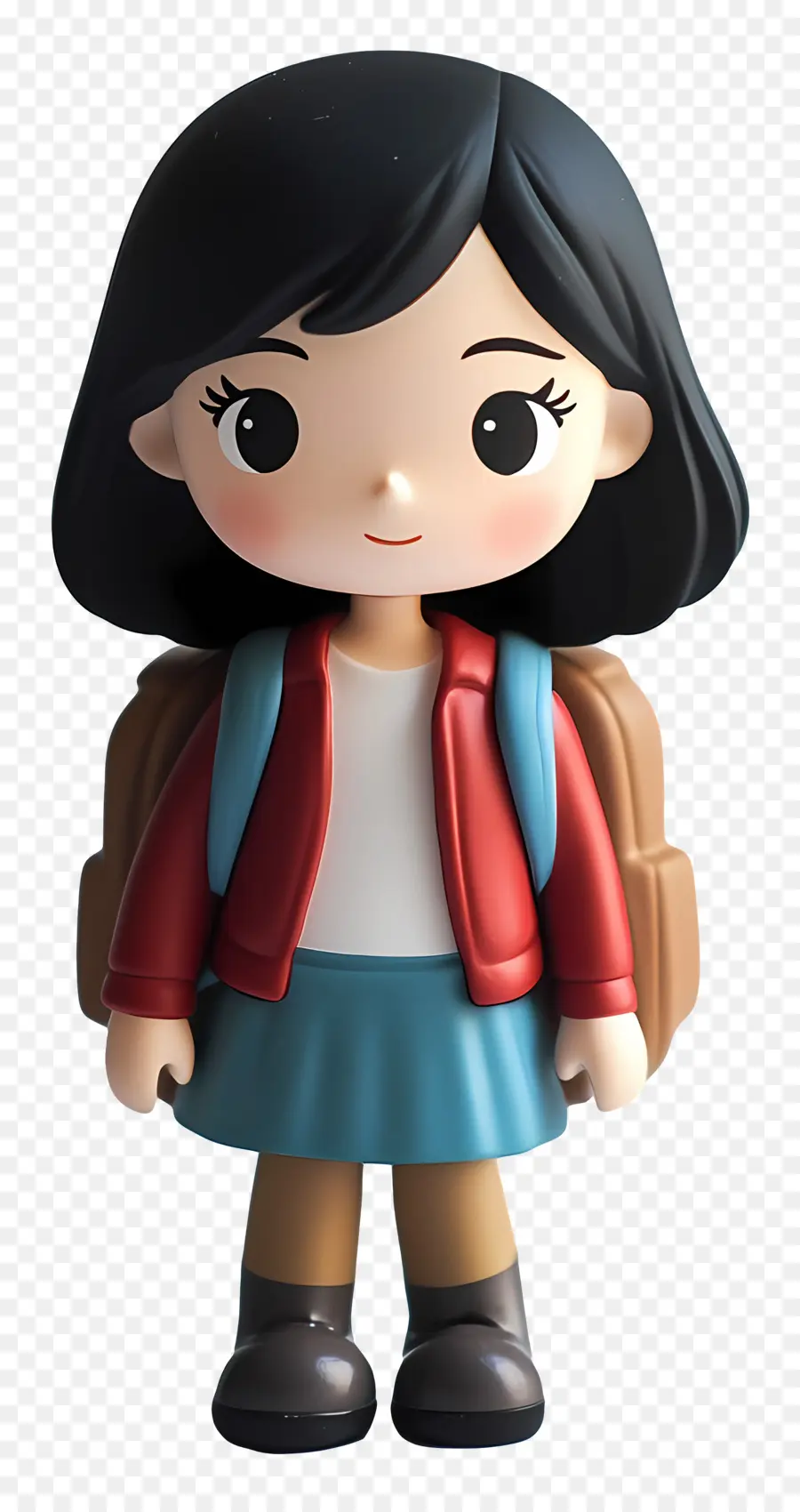 Estudiante，Chica Con Mochila PNG