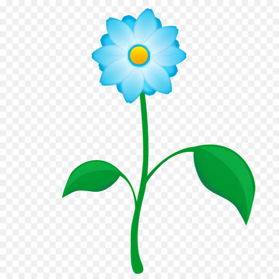 Flor Azul，Planta PNG