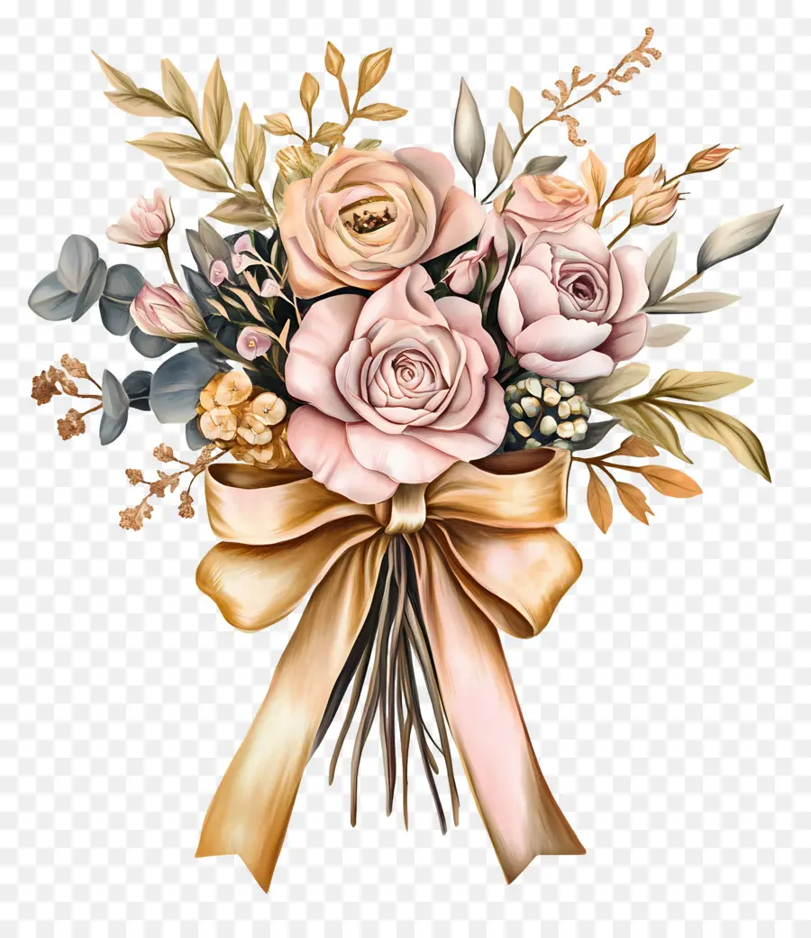 Flores De Cumpleaños，Ramo PNG