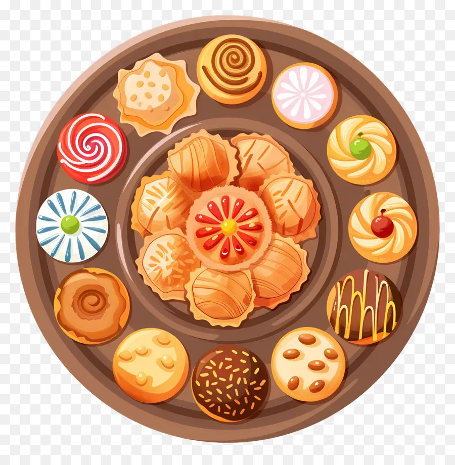 Dulces Indios，Galletas PNG