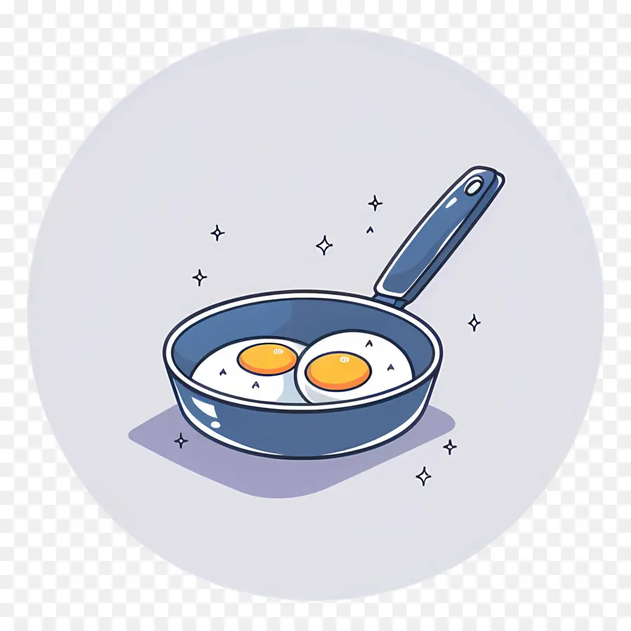 Huevos Fritos，Sartén Con Huevos PNG