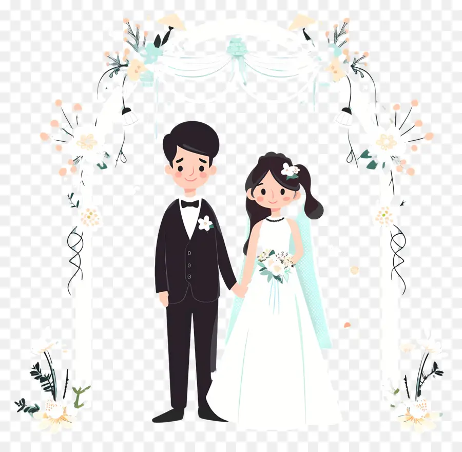 Los Novios，Pareja De Novios PNG