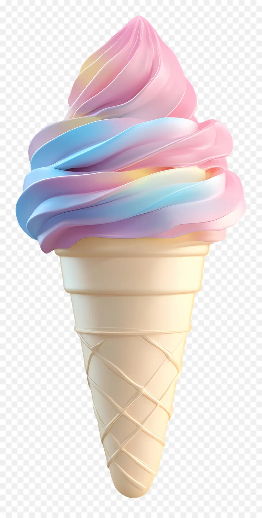 Helado De Pastel，Helado Colorido PNG