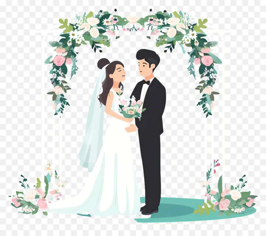 Los Novios，Pareja De Novios PNG