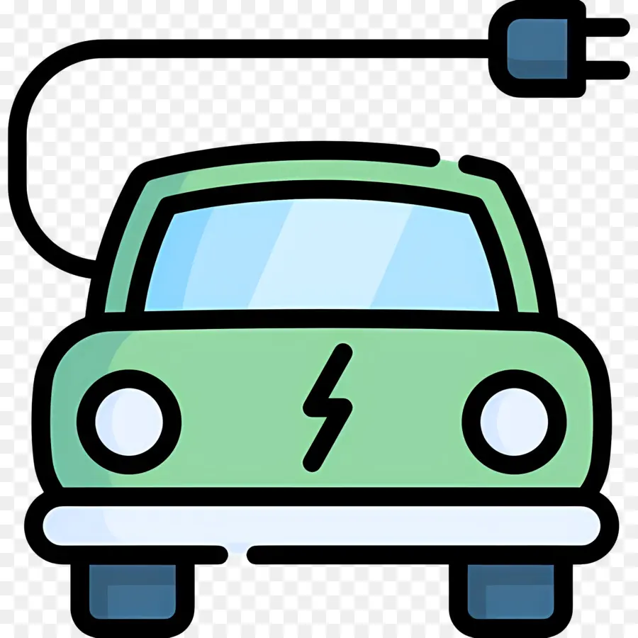 Coche Electrico，Coche Eléctrico PNG