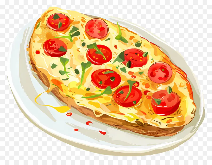 Tortilla Española，Pizza PNG