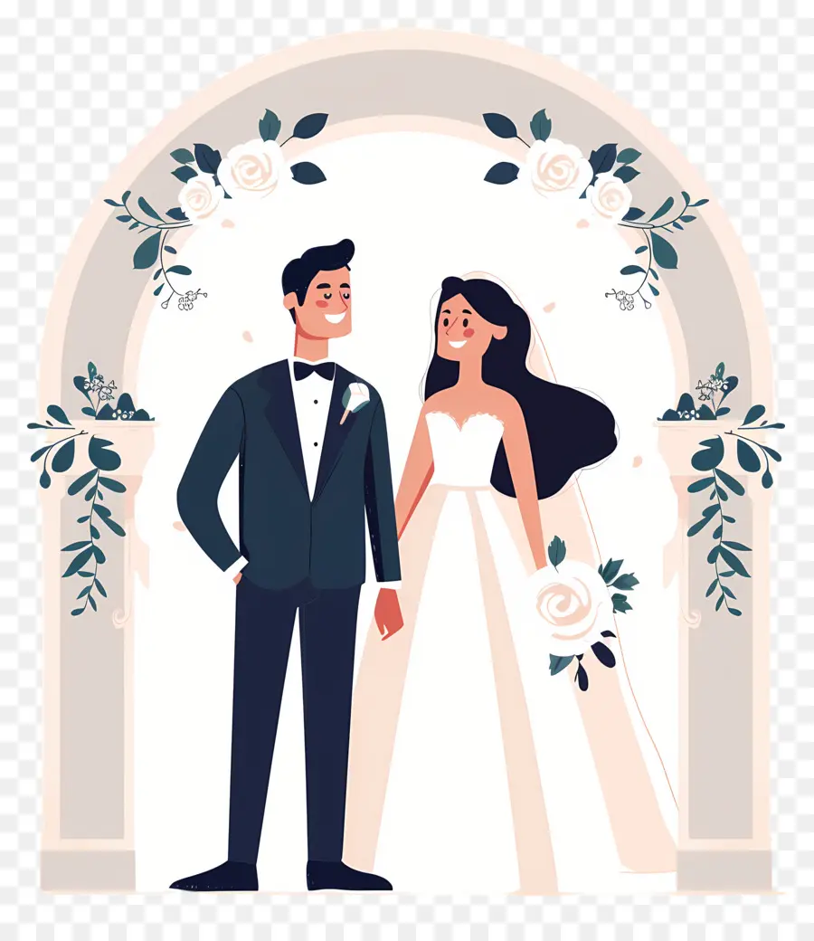 Los Novios，Pareja De Novios PNG