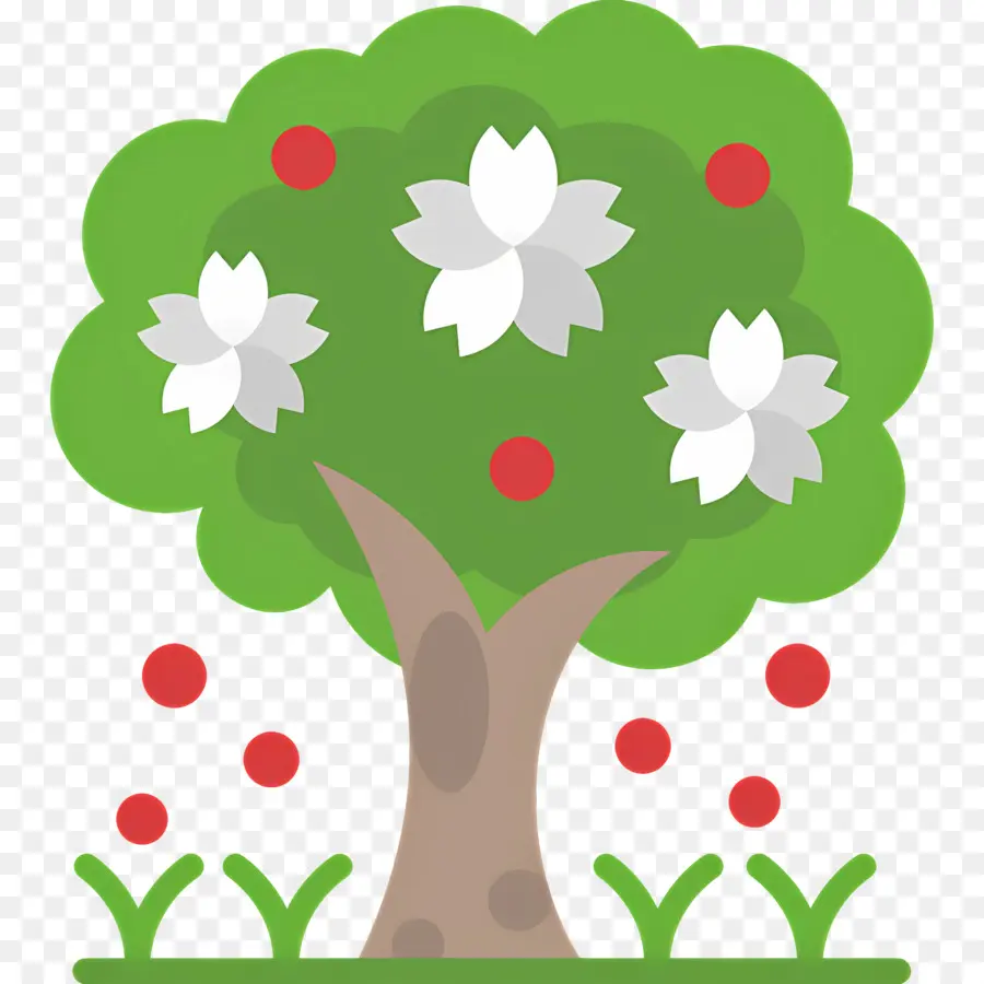 Arbol De Flores，Árbol PNG