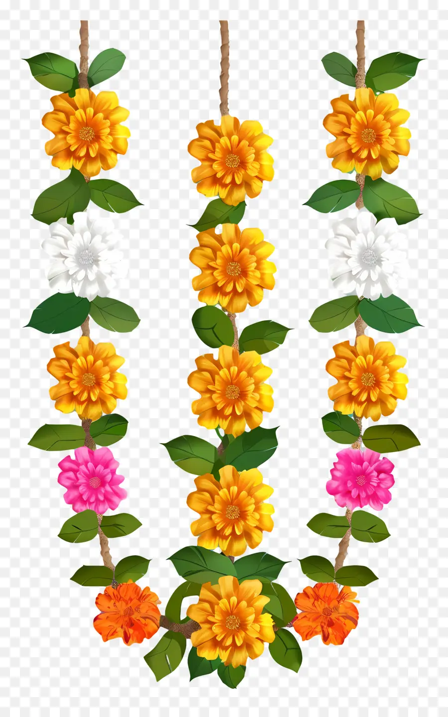 Guirnalda Ugadi，Guirnalda De Flores PNG