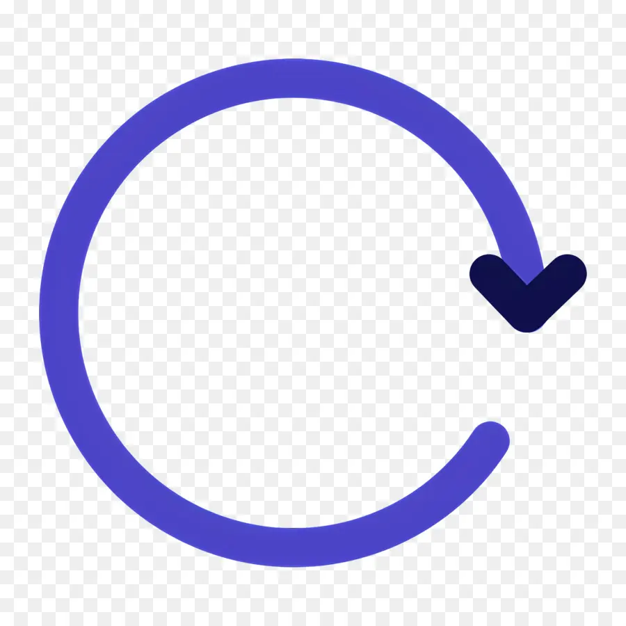 Flecha Circular，Actualizar Icono PNG