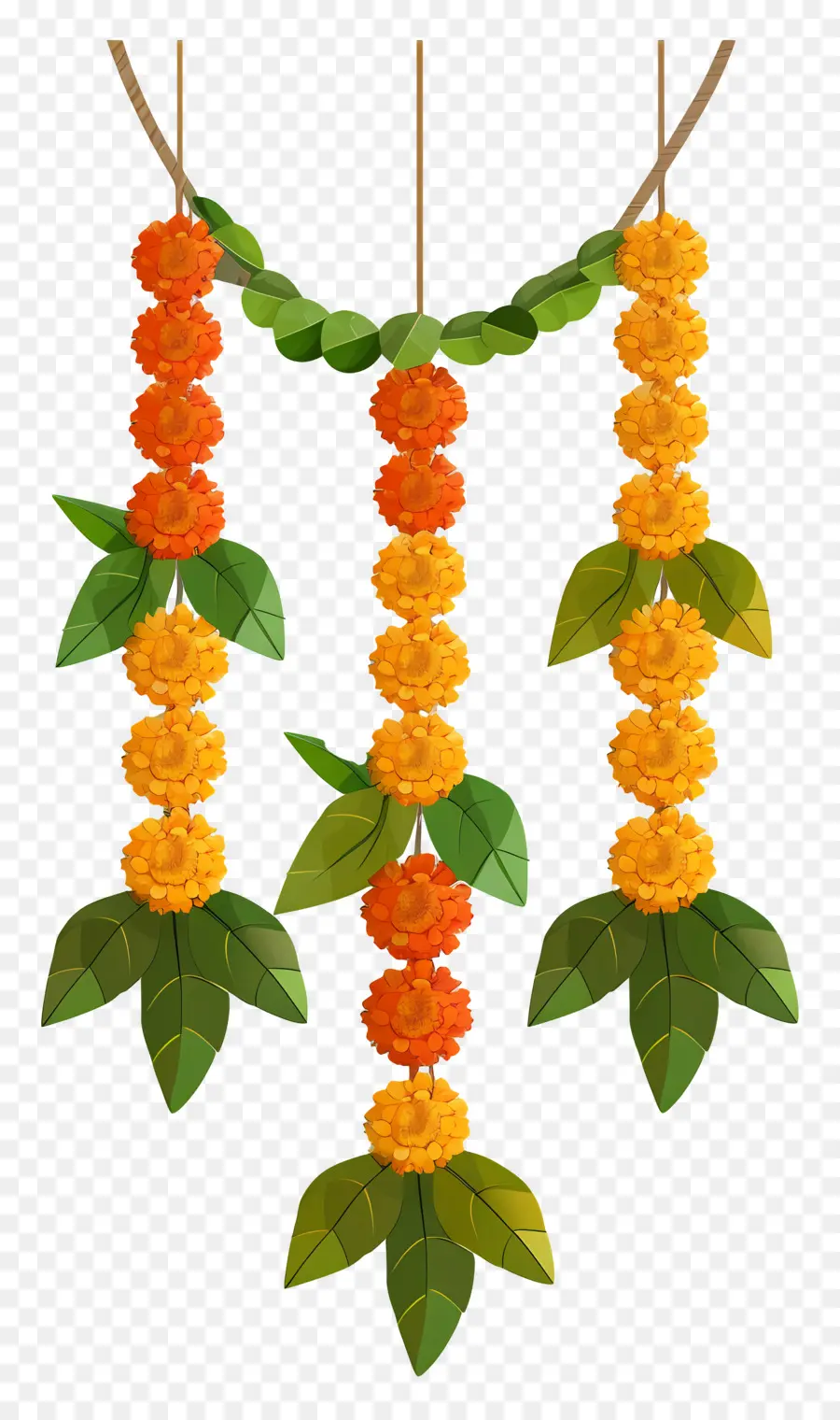 Guirnalda Ugadi，Guirnalda De Flores PNG