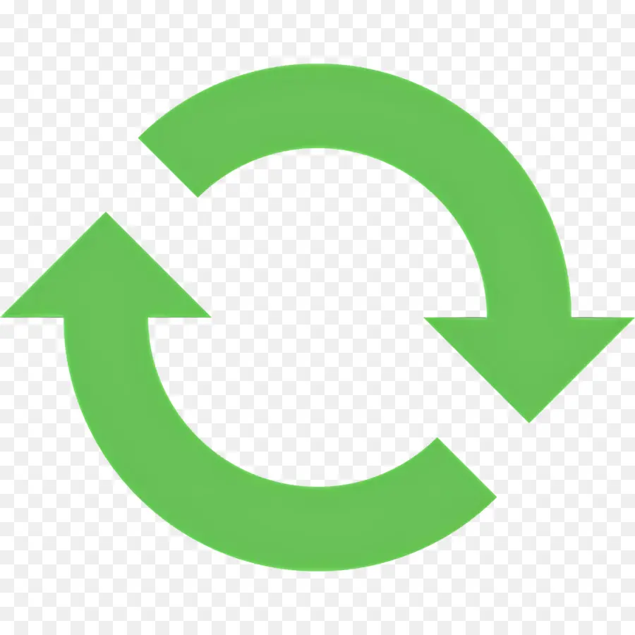 Flecha Circular，Flechas Circulares Verdes PNG