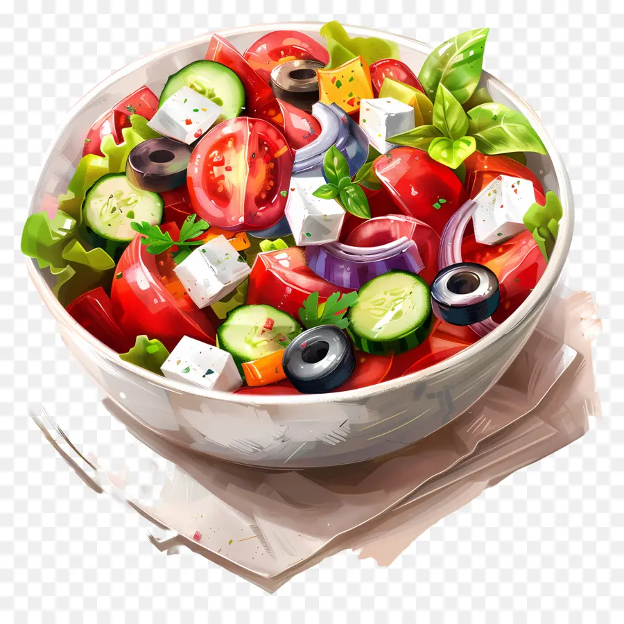 Ensalada Griega，Ensalada PNG