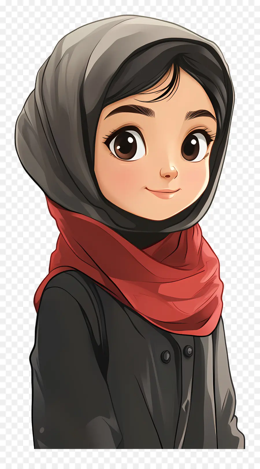 Estudiante，Chica Con Hijab PNG