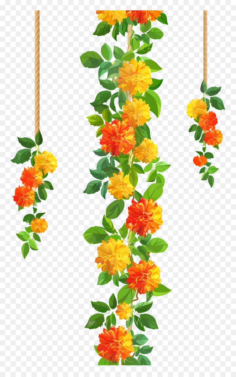 Guirnalda Ugadi，Guirnalda De Flores PNG