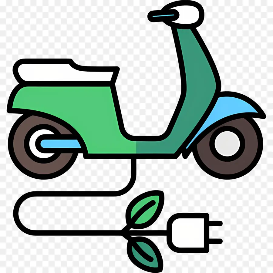 Coche Electrico，Patinete Electrico PNG