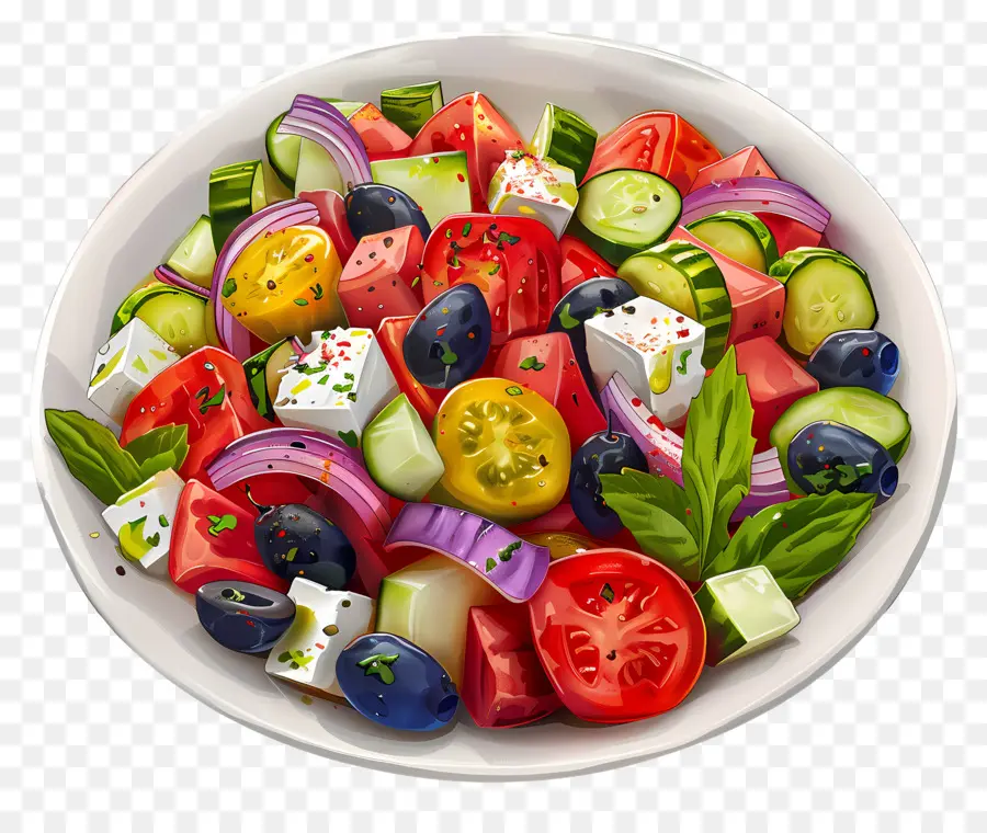 Ensalada Griega，Ensalada PNG