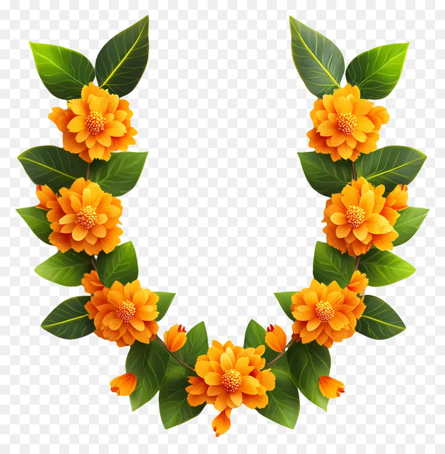 Guirnalda Ugadi，Guirnalda De Flores PNG