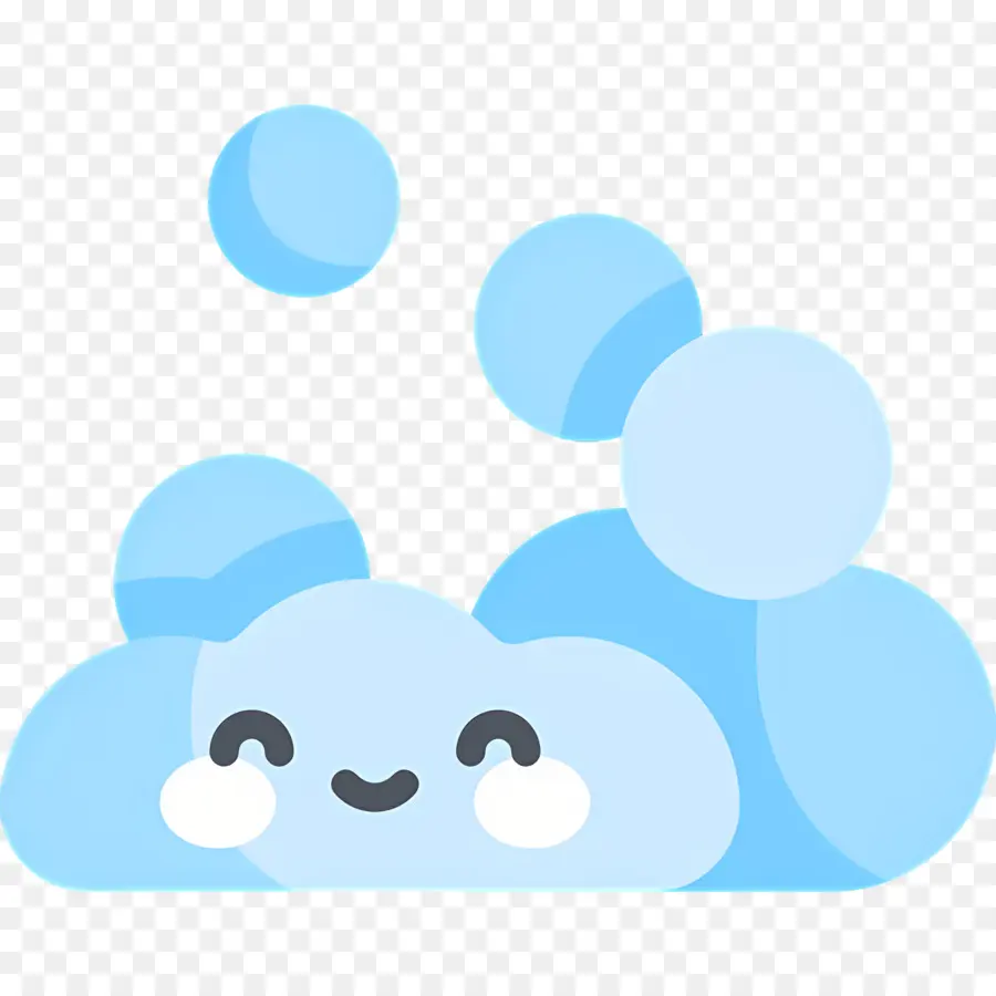 Pompas De Jabón，Nube Sonriente PNG