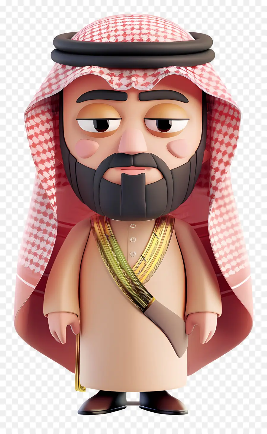 Empresario árabe Saudita，Hombre De Dibujos Animados PNG