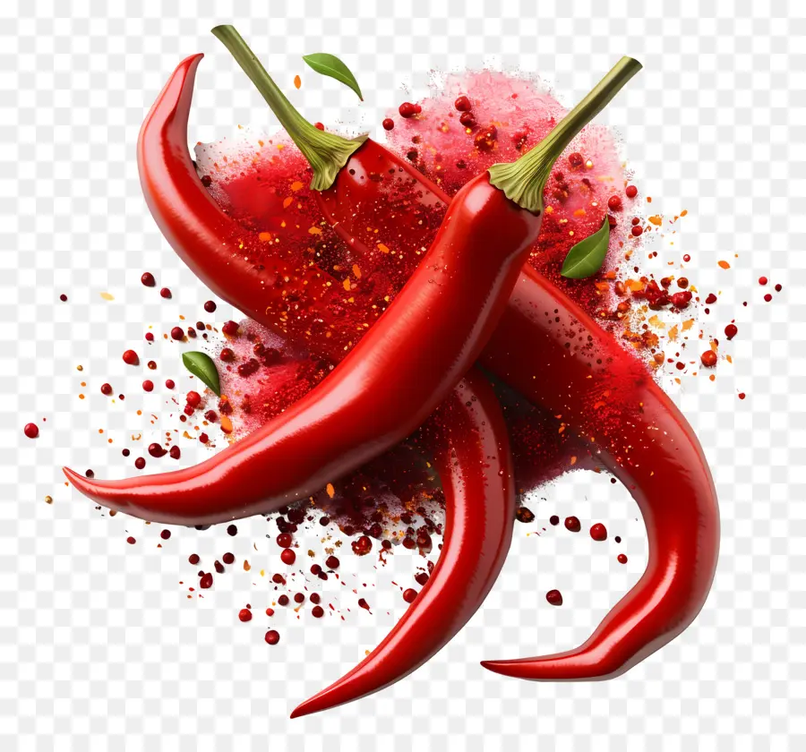 Chile En Polvo，Chiles Rojos PNG