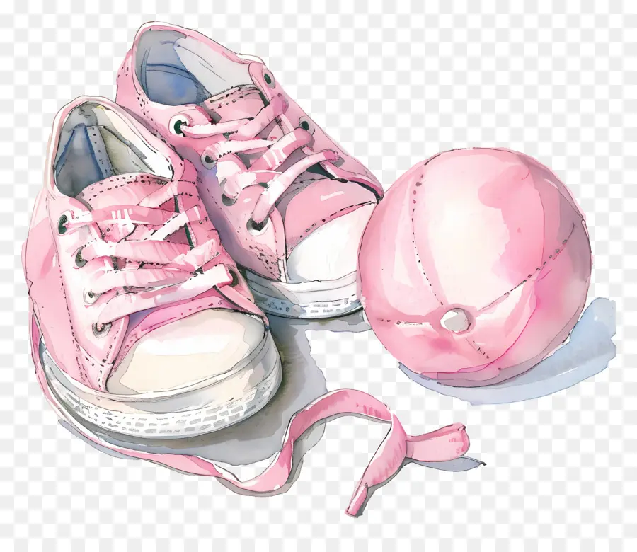 Zapatos De Bebe，Zapatos Rosas PNG