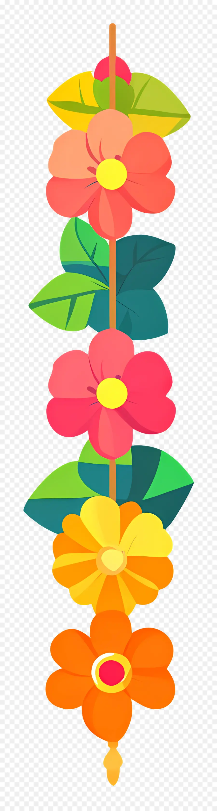 Guirnalda Ugadi，Guirnalda De Flores PNG