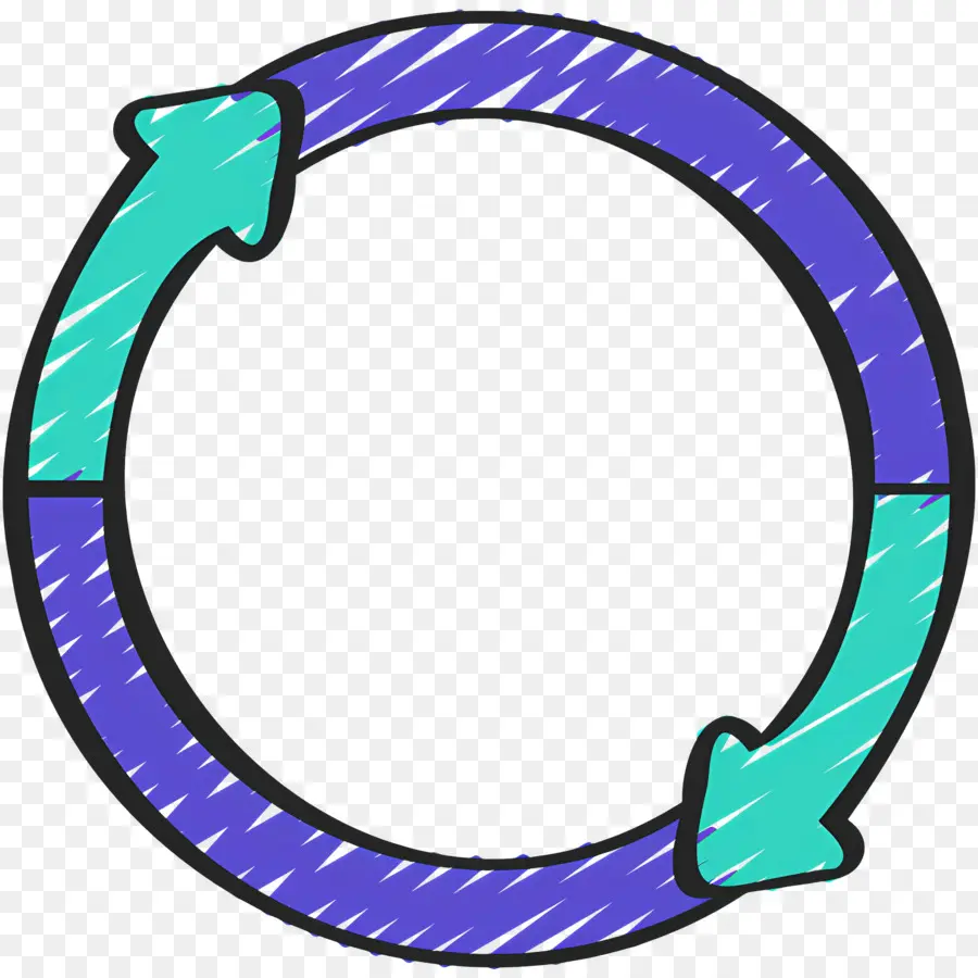 Flecha Circular，Flechas Circulares PNG