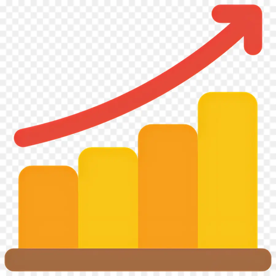 Flecha De Crecimiento，Gráfico De Barras PNG