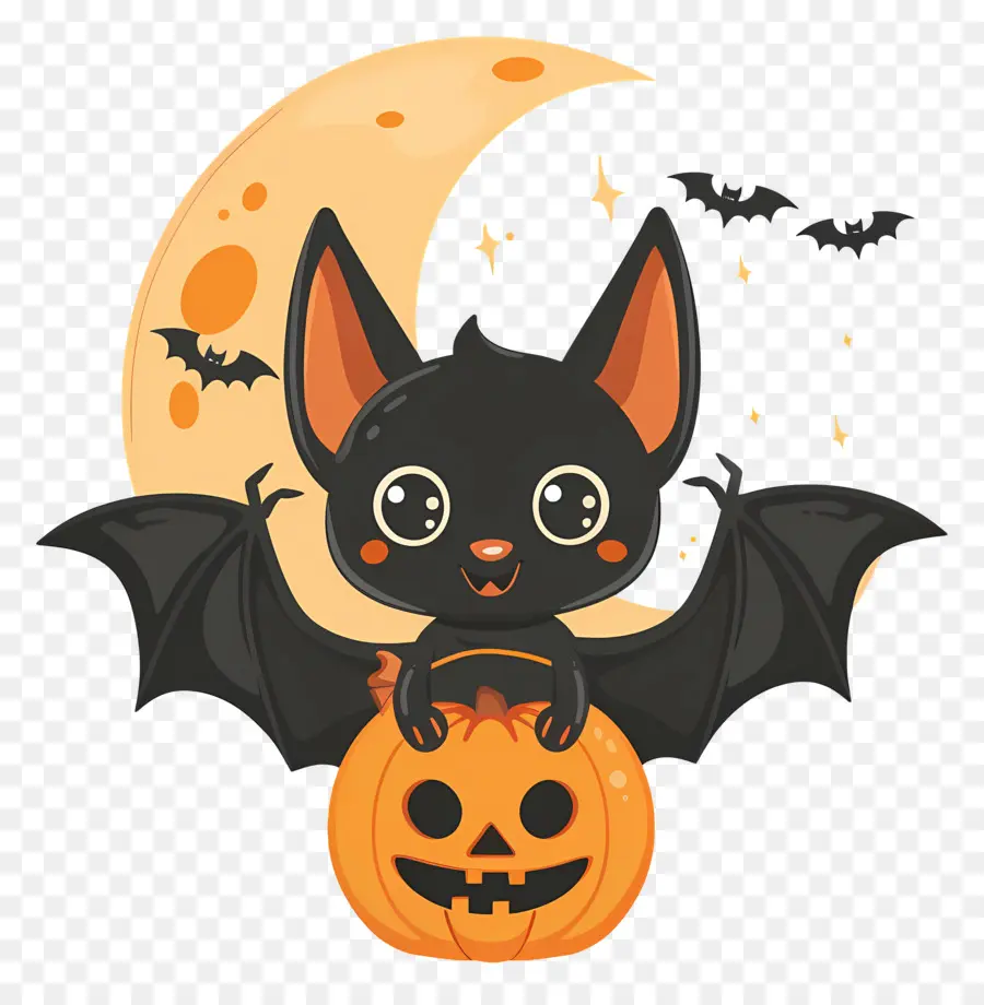 Murciélago De Halloween，Murciélago De Dibujos Animados PNG