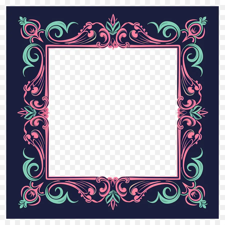 Marco Floral Vintage，Marco PNG