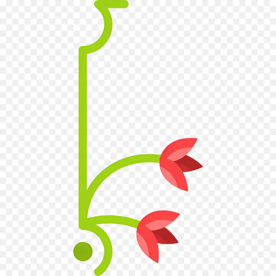 Decoracion Floral，Flores Rojas PNG