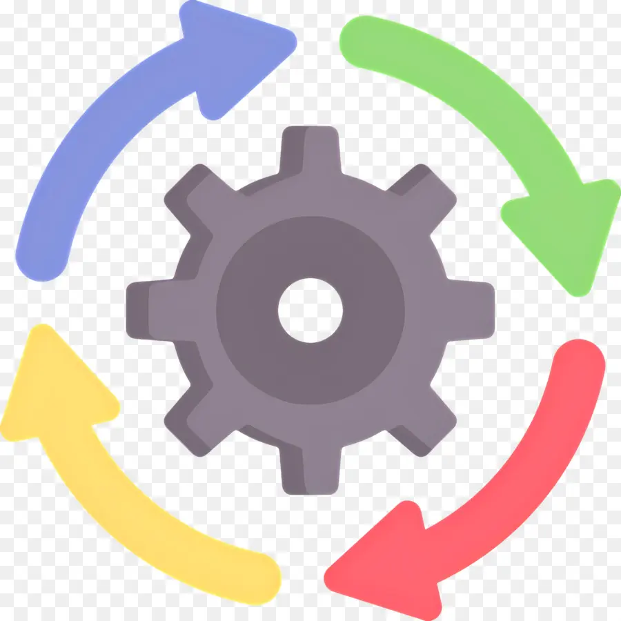 Flecha Circular，Engranaje Con Flechas PNG