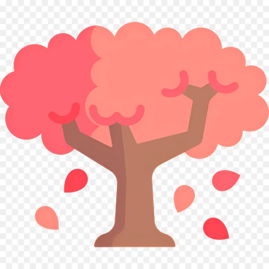 Arbol De Flores，árbol Rosa PNG