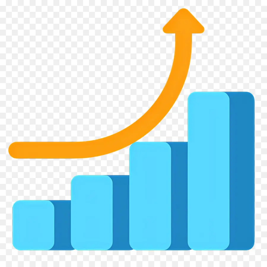 Flecha De Crecimiento，Gráfico De Barras PNG