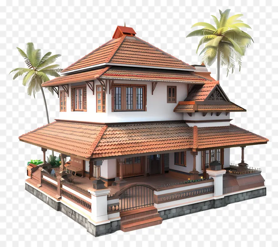 Casa De Kerala，Moderna Y Linda Casa De Garabatos PNG