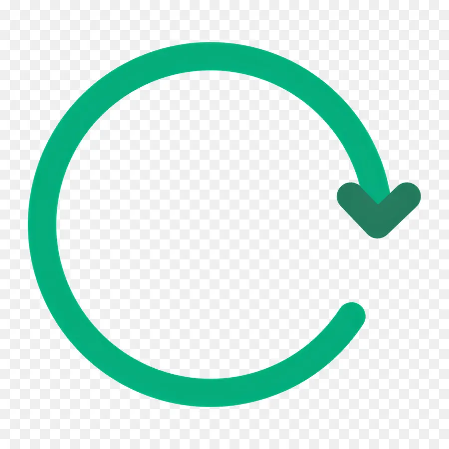 Flecha Circular，Actualizar Icono PNG