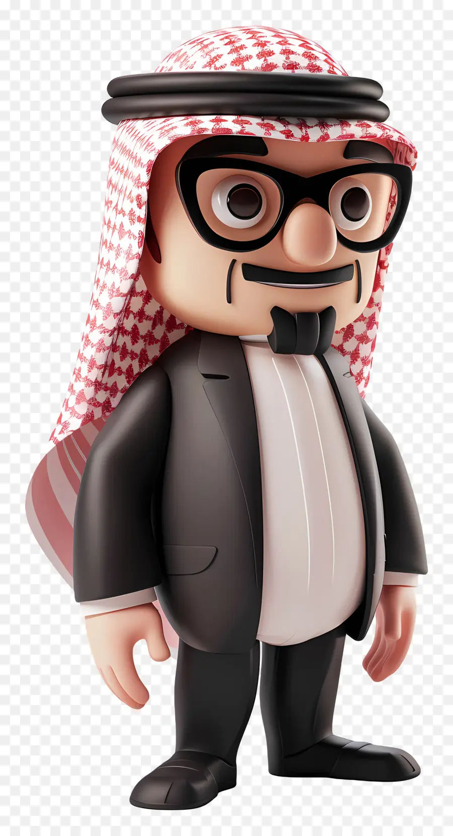 Empresario árabe Saudí，Hombre De Dibujos Animados PNG