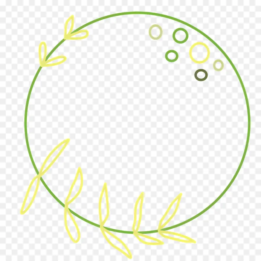 Circulo De Flores，Marco Circular PNG