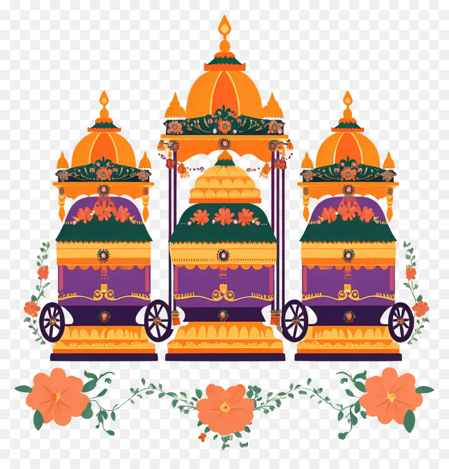 Rath Yatra，Carro Del Templo PNG