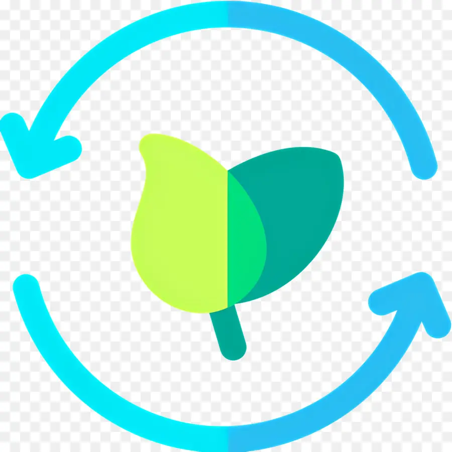 Flecha Circular，Hoja Verde Con Flechas PNG