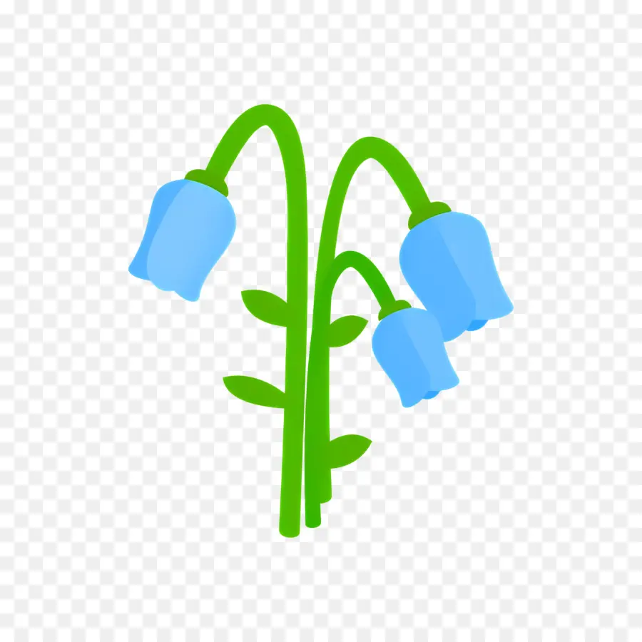 Flor Azul，Flores De Campanilla PNG