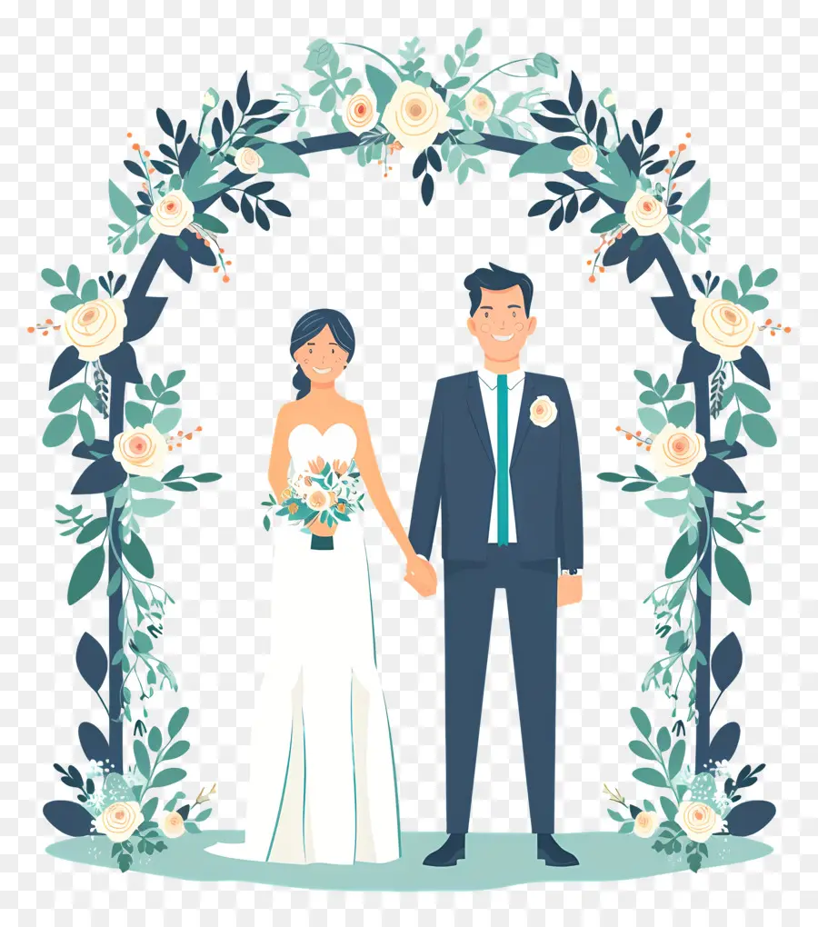 Los Novios，Pareja De Novios PNG