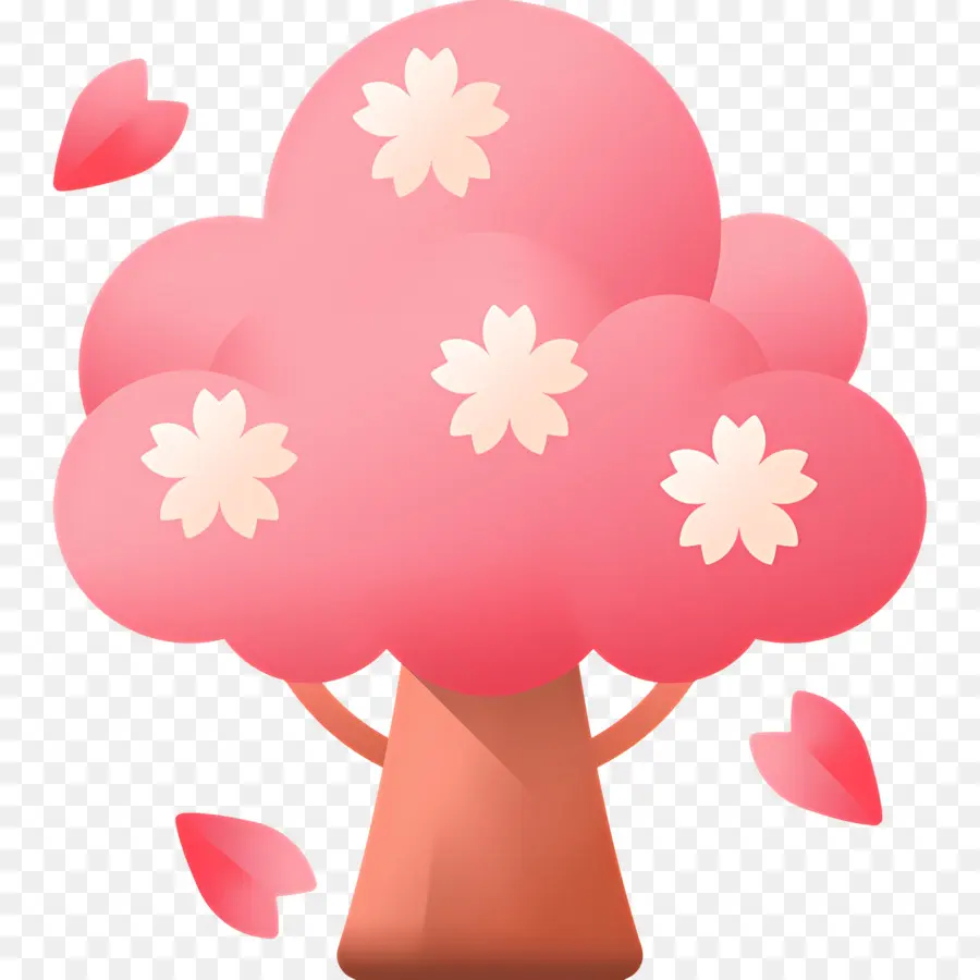 Arbol De Flores，árbol Rosa PNG