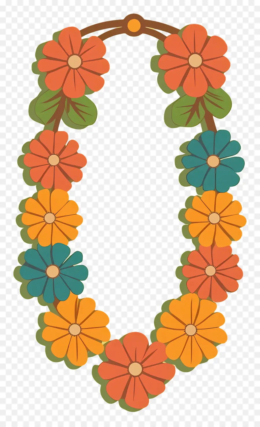 Guirnalda Ugadi，Guirnalda Floral PNG